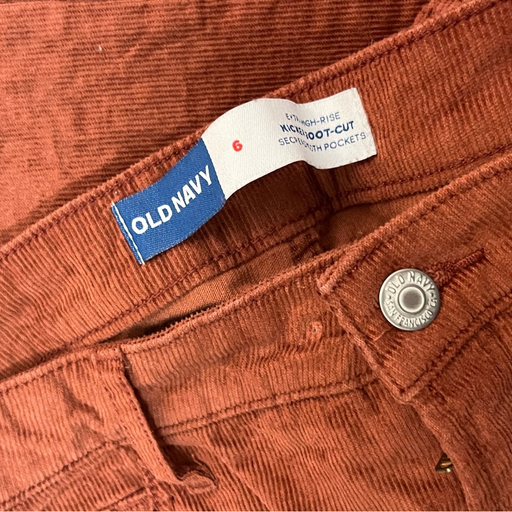 Old Navy Rust Corduroy Pants